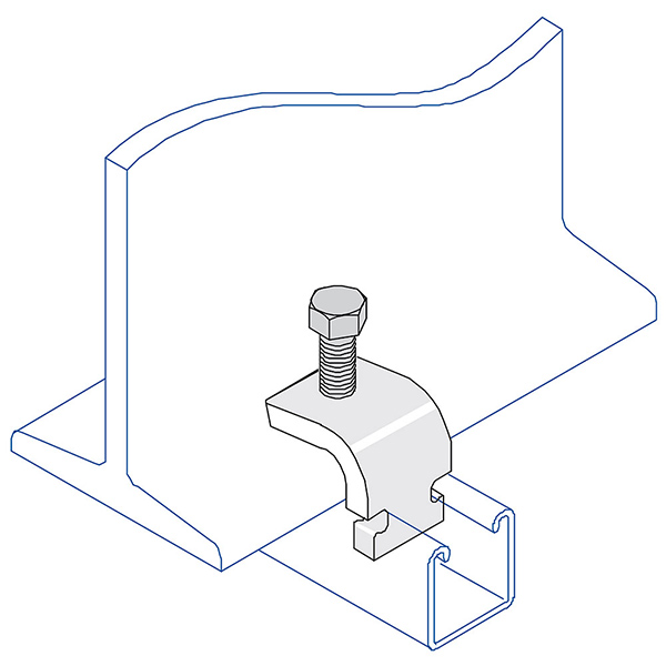 Unistrut P2489 Beam Clamp Cable Services