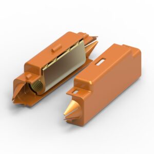 TE Connectivity Underground Brass Tunnel Connectors - Insulated