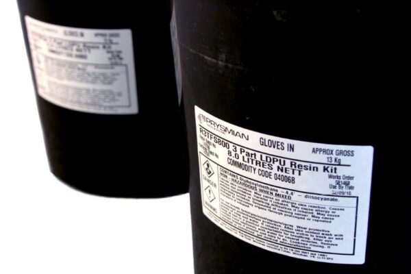 Prysmian Three Part Polyurethane (Sand Filled) LDPU Resin