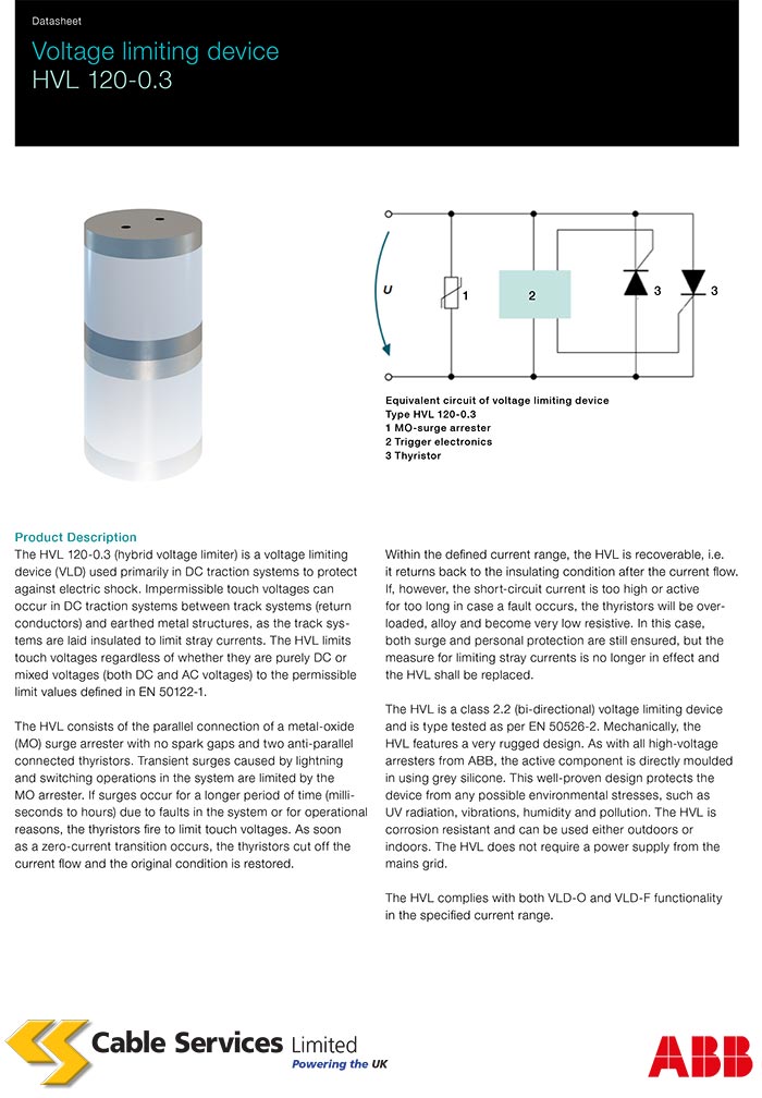 CS ABB Voltage Limiting Device