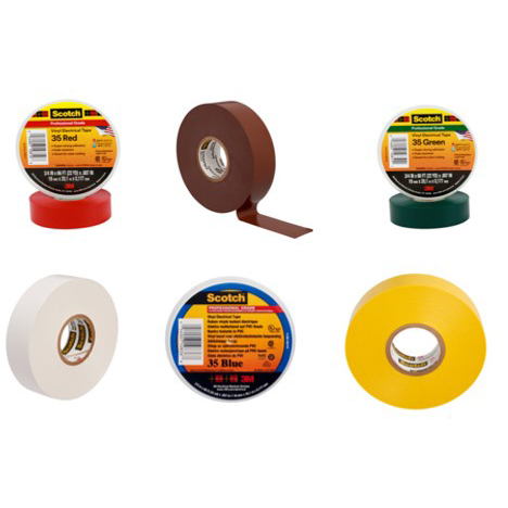 Scotch® Vinyl Color-Coding Electrical Tape 35