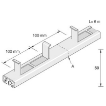 Unistrut Concrete Inserts 41 x 21mm P3370