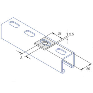 Unistrut P1063 Square Washer