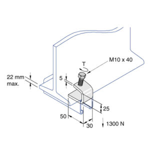 Unistrut P1272 Beam Clamp
