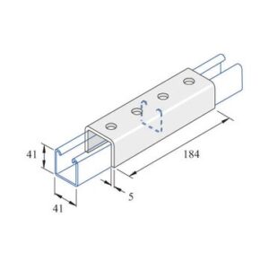 Unistrut P1377  Channel Coupler