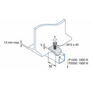 Unistrut P1386 Beam Clamp