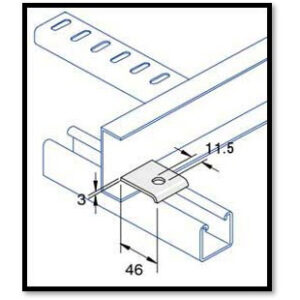 Unistrut P1386-S1 Beam Clamp