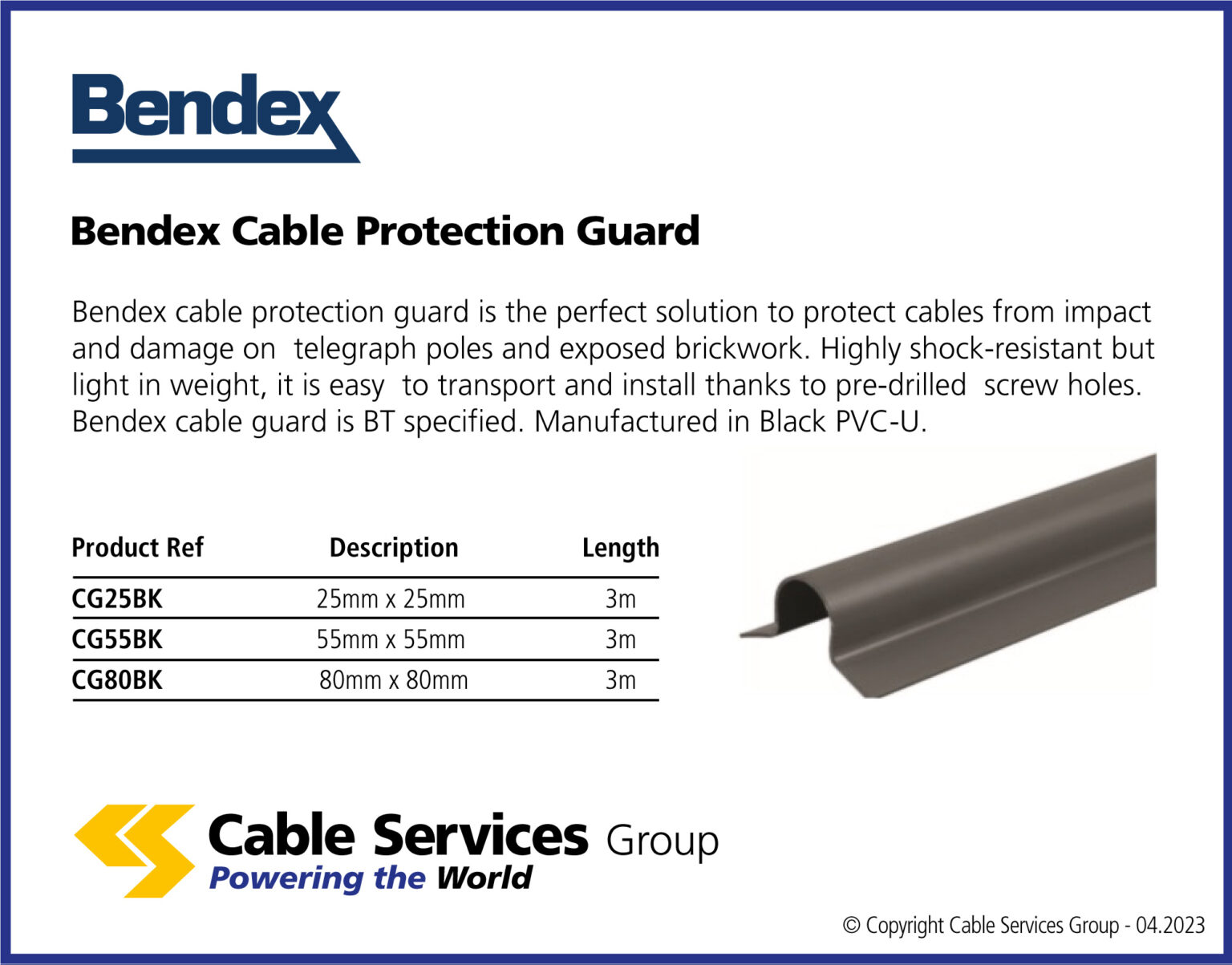 Cable Guard Bendex Cable Protection Guard Cable Services