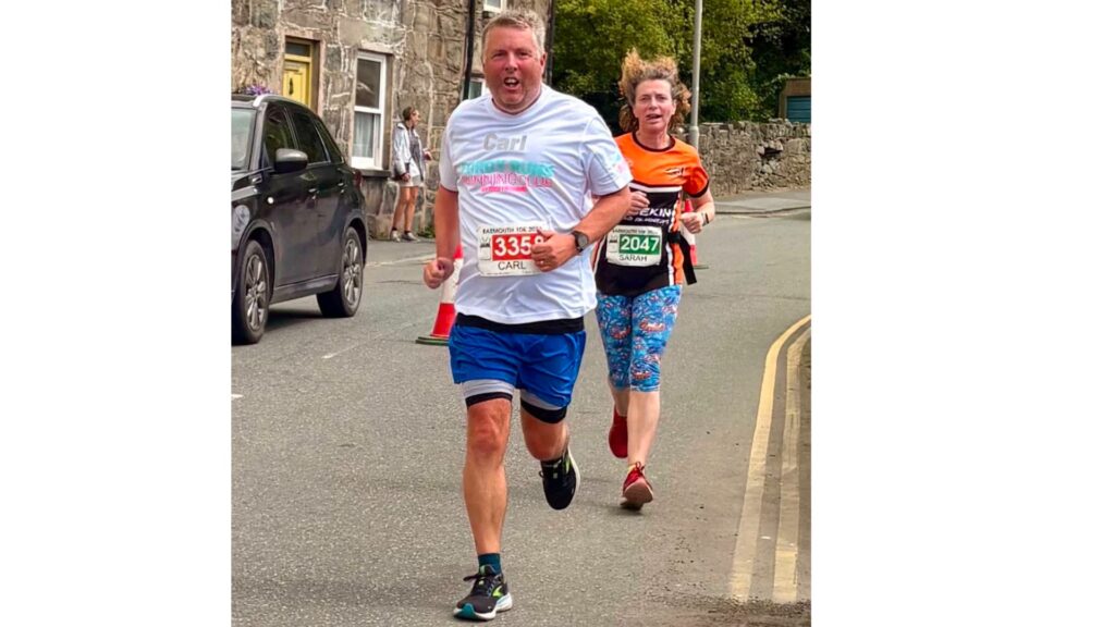 Carl's 100mile run in October for local hospice